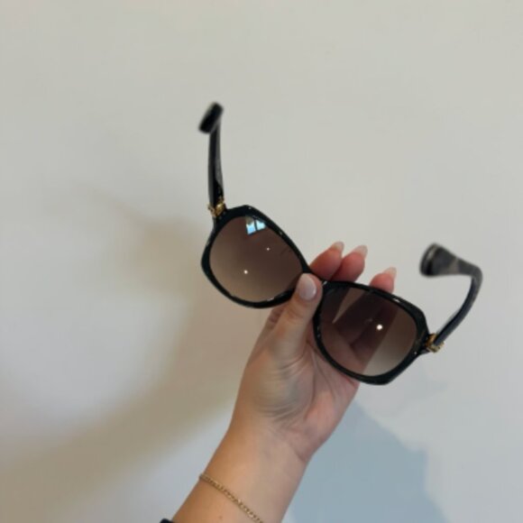 Dolce & gabbana tortoise large frame sunglasses
